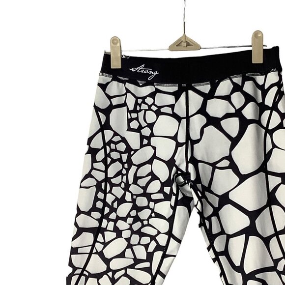 Strong Liftwear Safari Series Giraffe Compression Pant Women Medium Animal Print - Picture 3 of 8